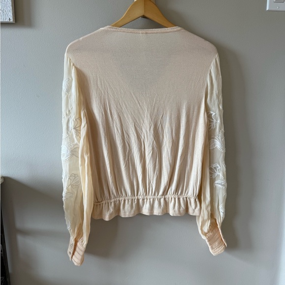 Anthropologie Cream Knit Top - Picture 4 of 4
